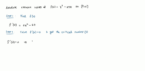 find-the-absolute-extrema-of-the-function-on-the-closed-interval-use-graphing-utility-to-verify-your-results-if-an-answer-does-not-exist-enter-dne-fx-x3-27x-0-6-absolute-maximum-x-y-absolute-60969