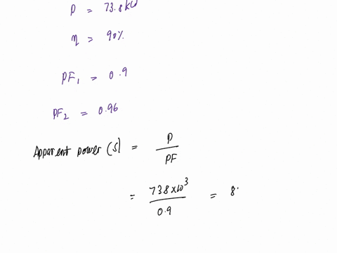 question-1-a-factory-fed-from-a-230400v-50hz-supply-has-apparent-power-of-460kva-at-power-factor-of-087-calculate-the-kvar-rating-of-a-capacitor-bank-to-improve-the-pf-to-097-question-2-a-mo-71071