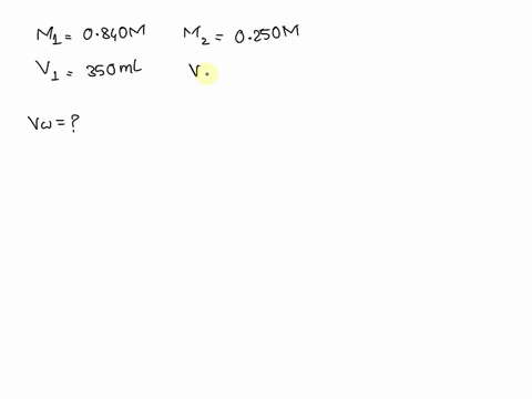 how-many-milliliters-of-water-must-be-added-to-350-ml-of-0840-m-hcl-to-dilute-the-solution-to-0250-m-94574