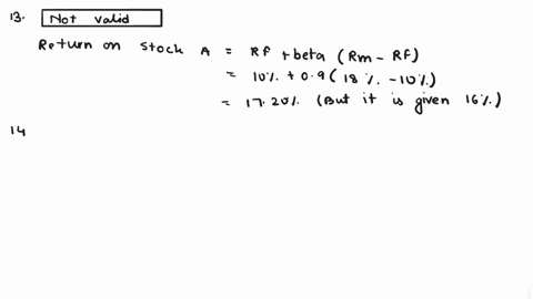 if-the-simple-capm-is-valid-which-of-the-following-situations-in-problems-1016-are-possible-explain-consider-each-situation-independently-10-portfolio-a-b-expected-return-20-25-beta-14-12-11-12306