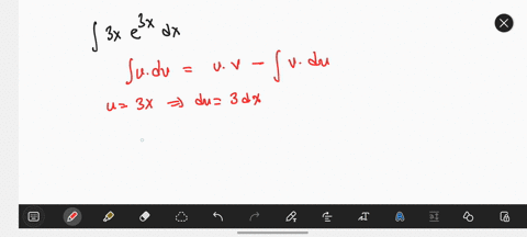 find-the-indefinite-integral-using-integration-by-parts-3xe3x-dx-97413