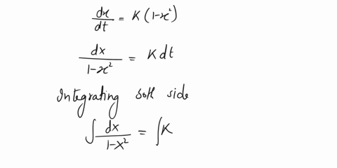 in-a-certain-chemical-reaction-the-differential-equation-that-relates-the-quantity-of-a-chemical-substance-and-the-time-is-given-by-dx-where-k-is-a-positive-constant-given-that-dt-r0-when-0-35185