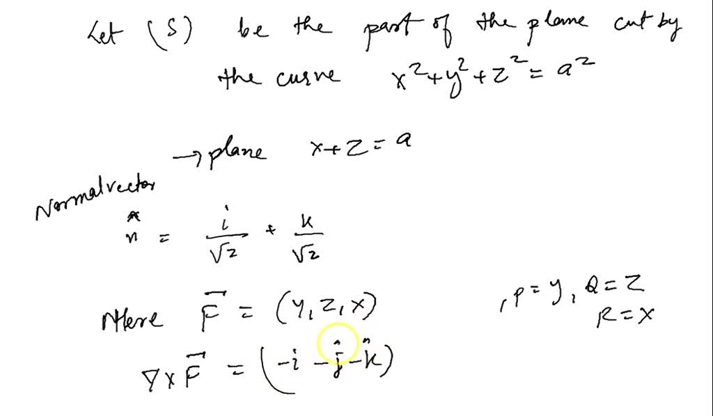 SOLVED: EXAMPLE 2: Verifying Stokes's Theorem See LarsonCalculus.com ...