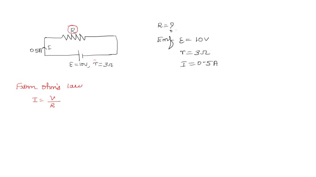 SOLVED: A battery of emf 10V and internal resistance 3ohm are connected ...