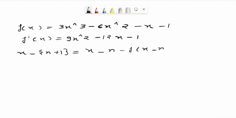 question-4-1-point-find-the-indicated-root-of-the-given-equation-to-at-least-four-decimal-places-by-using-newtons-method-3x3-6x2-x-1-0-between-2-and-3-hint-do-not-assume-first-value-of-x-exa-30703