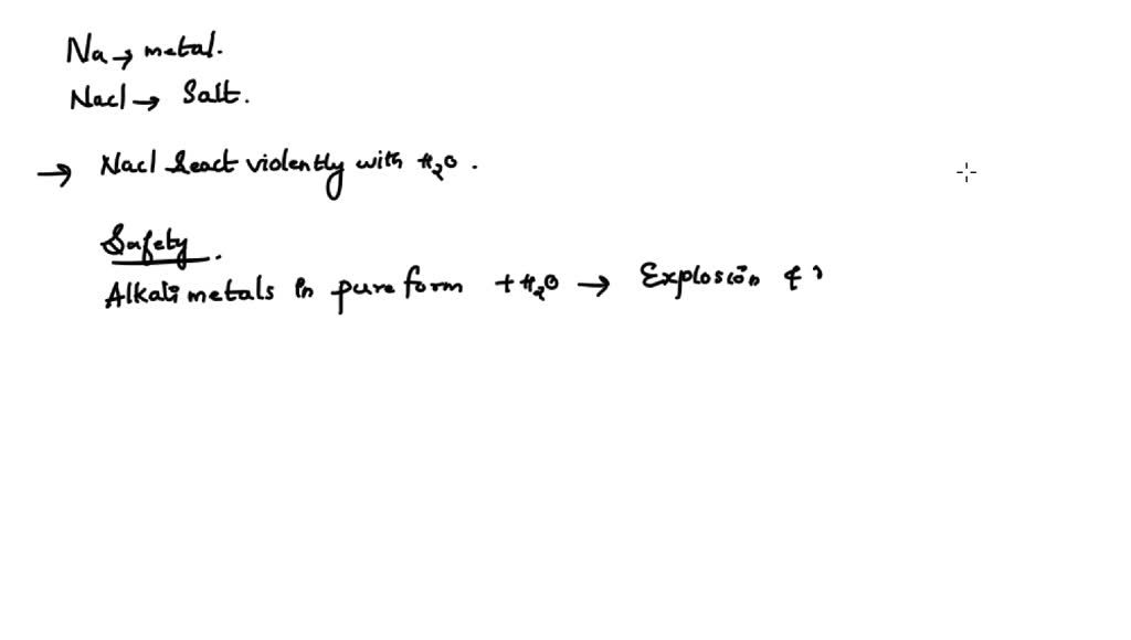 SOLVED: Sodium (Na) is often confused by students with Salt (NaCl ...