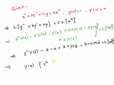 solve-the-following-differential-equatien-using-lapluce-transfon-y-3y-2y-5et-y0-1-y0-0-20673