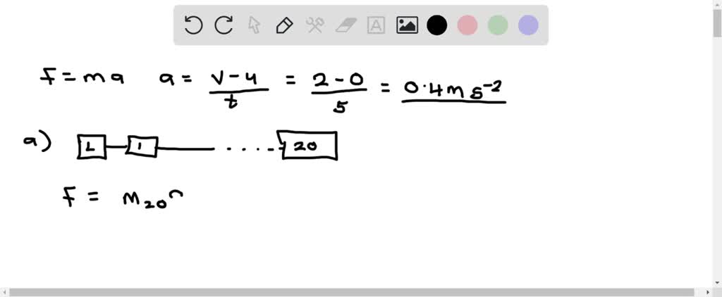 SOLVED: A locomotive with a mass of 2.0 x 10^4 kg accelerates from rest ...