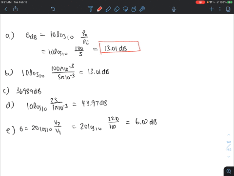calculate-the-power-gain-in-decibels-for-each-of-the-following-cases-a-po-100-wpi-5-w-b-po-100-mw-pi-5-mw-po-100-mw-pi-20-_-pw-determine-gdbm-for-an-output-power-level-of-25-w-two-voltage-me-88734