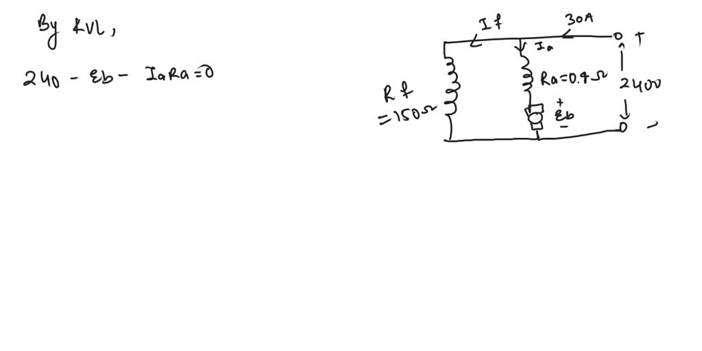 SOLVED: A 22kW, 220V shunt motor has an armature resistance of 0.152 ...