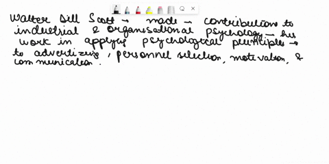 what-are-some-says-that-walter-dill-scott-contributed-to-industrial-and-organizational-psychology-97714