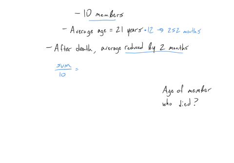 1210-the-average-age-of-10-members-in-a-family-is-21-yearsand-due-to-death-of-one-family-member-the-average-age-isreduced-by-2-months-the-age-of-the-member-who-died-is-26045