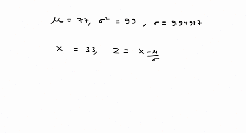 the-time-spent-waiting-in-the-line-is-approximately-normally-distributed-the-mean-waiting-time-is-77-minutes-and-the-variance-of-the-waiting-time-is-99-find-the-probability-that-a-person-wil-46372