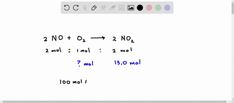 how-many-moles-of-o2-would-be-required-to-generate-130-mol-of-no2-in-the-reaction-below-assuming-the-reaction-has-only-754-yield-2-no-g-o2-g-2-no2-g-09654
