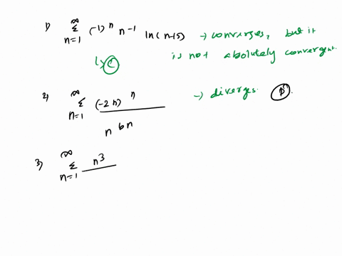 point-match-each-of-the-following-with-the-correct-statement-a-the-series-is-absolutely-convergent-c-the-series-converges-but-is-not-absolutely-convergent-d-the-series-diverges-1n-1-inn-5-2n-94945