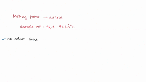 describe-what-your-experimentally-determined-melting-point-range-for-the-aspirin-tells-you-about-its-purity-and-it-compares-to-the-known-melting-point-for-this-compound-if-the-melting-points-08683