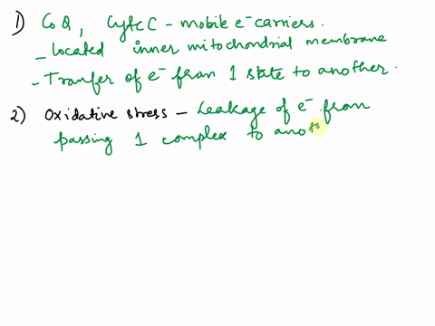 what-are-the-two-soluble-electron-carriers-in-the-electron-transport-chain-how-are-they-reduced-and-where-are-tbey-found-in-the-mitochondria-2-marks-briefly-describe-the-danger-presented-to-16135