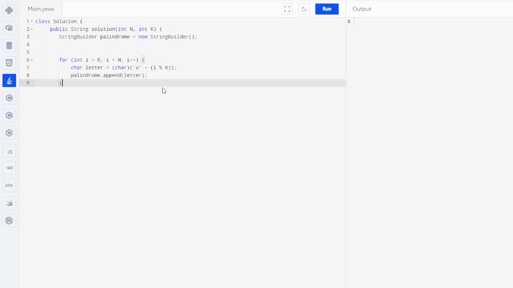 SOLVED: Task 1 Java 8 A palindrome is a word, which reads the same ...