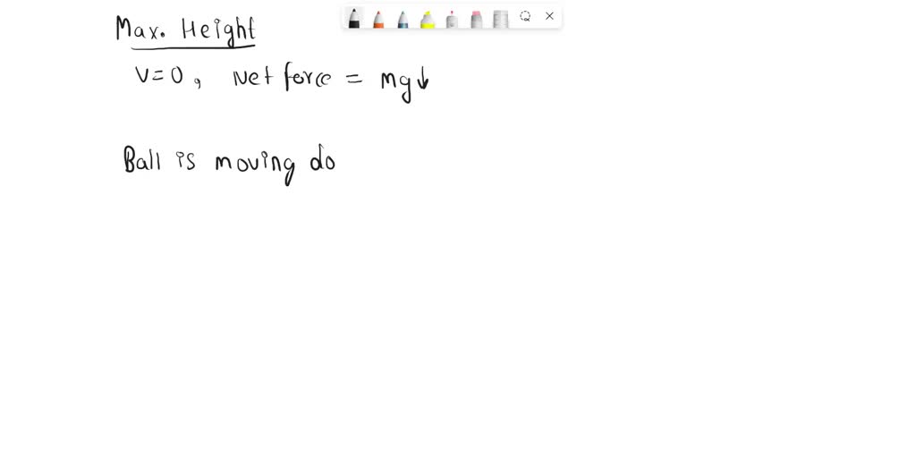 SOLVED A baseball is thrown straight upward. Describe the direction