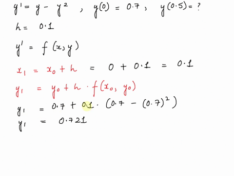 use-numerical-solver-and-eulers-method-to-obtain-four-decimal-approximation-of-the-indicated-value-first-use-h-01-and-then-use-h-005-y-y-y2-y0-07-y05-y05-07947-x-h-01-y05-07958-h-005-17496