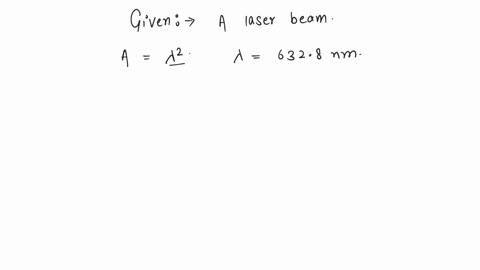 a-laser-beam-can-be-focussed-on-an-area-equal-to-the-square-of-its-wavelength-a-he-ne-laser-radiates-energy-at-the-rate-of-1mw-and-its-wavelength-is-6328-nm-the-intensity-of-focussed-beam-will-be