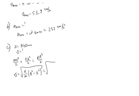 a-0400-kg-object-attached-to-a-spring-with-a-force-constant-of-800-nm-vibrates-in-simple-harmonic-motion-with-an-amplitude-of-116-cm-assume-the-position-of-the-object-is-at-the-origin-at-t-0-85252