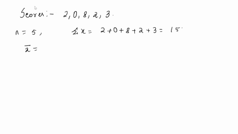 what-is-the-variance-for-the-following-sample-of-n-5-scores-scores-2-0-8-2-3-78202