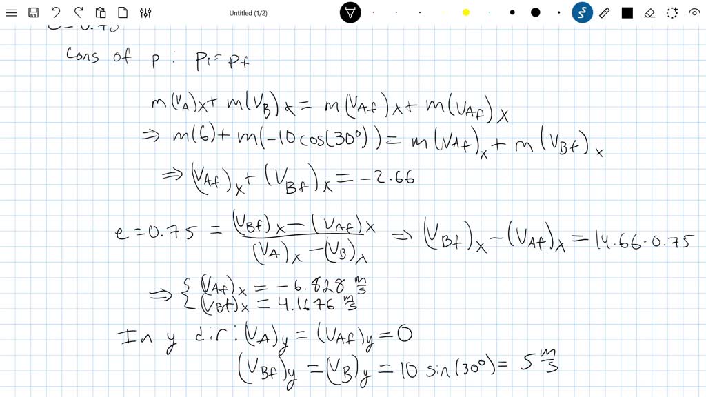 SOLVED: Two Identical Hockey Pucks Moving With Initial Velocities VA ...