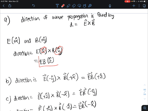 consider-each-of-the-electric-and-magnetic-field-orientations-given-next-in-each-case-what-is-the-2-17973