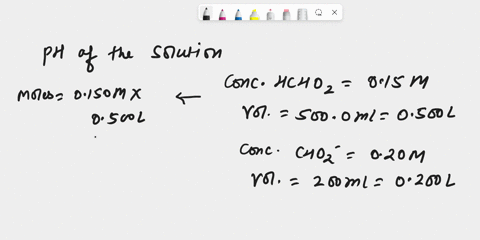 calculate-the-ph-of-a-solution-formed-by-mixing-5000-ml-of-015-m-hcho2-with-2000-ml-of-020-m-lichoz-the-ka-for-hchoz-is-18-x-104-374-387-1053-1013-347-80972