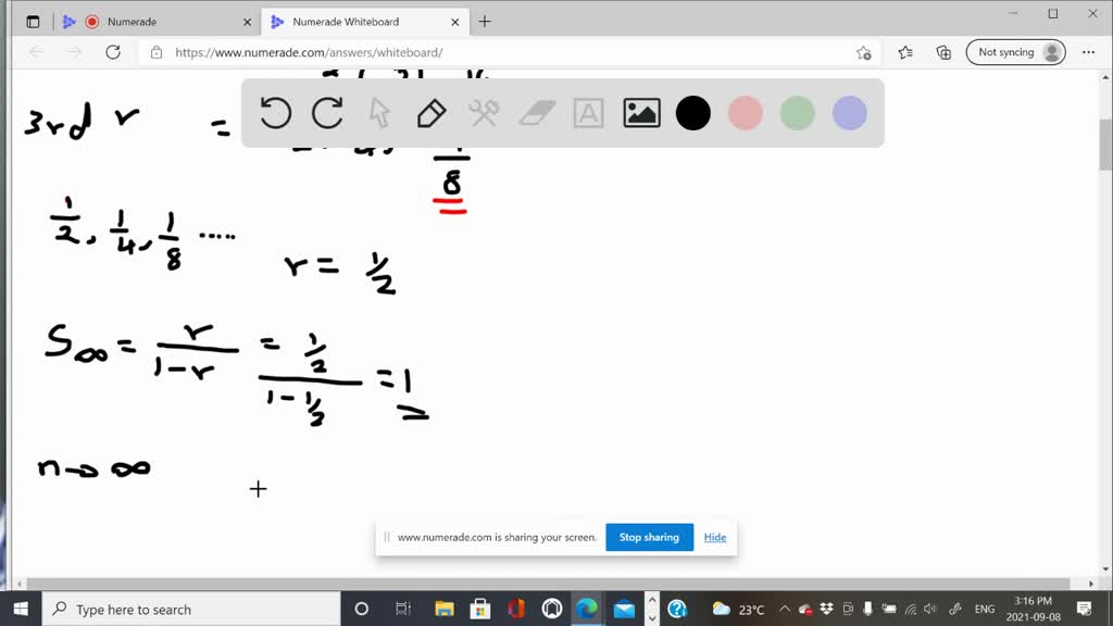 SOLVED In a water purification process, one n th of the impurity is