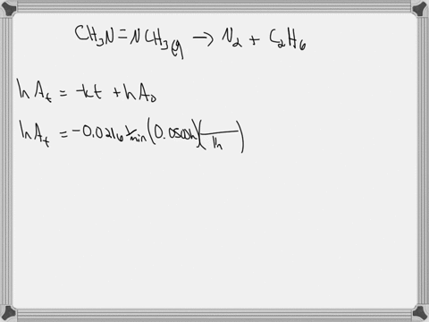 gaseous-azomethane-mathrmch_3-mathrmnmathrmnch_3-decomposes-in-a-first-order-reaction-when-heated-2-57492