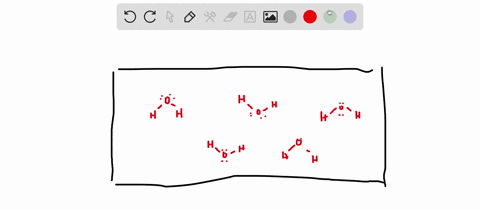 draw-a-molecular-level-representation-indicating-how-several-molecules-of-water-would-interact-with-each-other-for-a-beaker-of-liquid-water-what-intermolecular-forces-are-present-using-at-le-02762