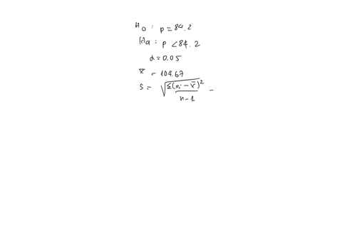 you-wish-to-test-the-following-claim-ha-at-a-significance-leve_-of-a-0005-ho-p-842-hap-842-you-believe-the-population-is-normally-distributed-but-you-do-not-know-the-standard-deviation-you-o-80213