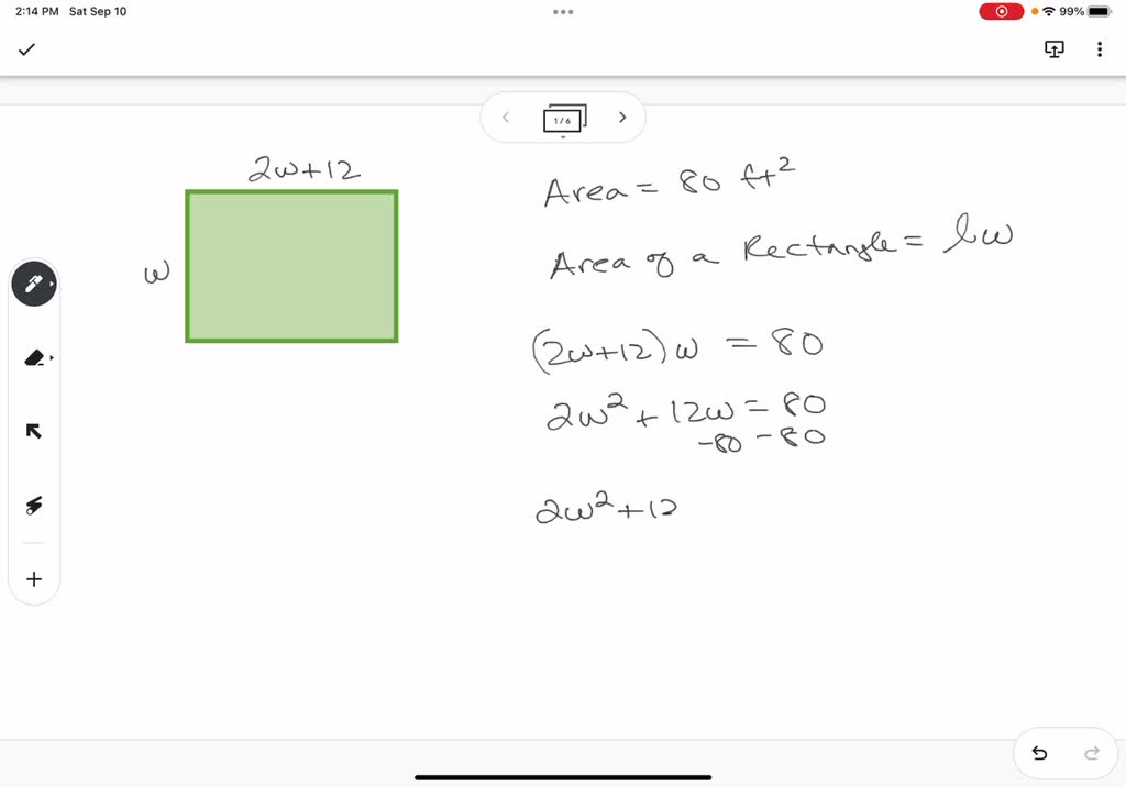 SOLVED The Area Of A Rectangular Wall Of A Barn Is 80 Square Feet Its 