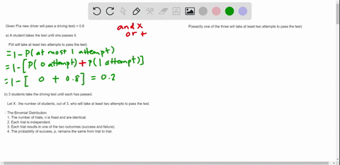 the-probability-a-new-driver-will-pass-a-driving-test-is-08a-one-student-takes-the-test-until-she-passes-it-what-is-the-probability-it-will-take-at-least-two-attemts-to-pass-the-testbnow-sup-42772