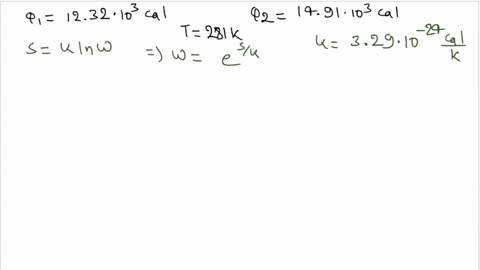 1-find-the-probability-of-each-of-two-states-one-with-energy-1232-kcalmol-and-the-other-with-an-energy-of-1491-kcalmol-at-a-temperature-of-281-k-and-then-again-at-381-k-2-find-the-probabilit-07047