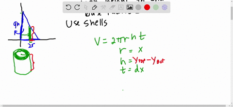 use-cylindrical-shells-to-find-the-volume-v-of-the-solid-a_-right-circular-cone-with-height-9h-and-base-radius-2r-v-75696