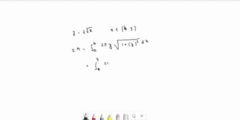 point-set-up-and-evaluate-the-definite-integral-for-the-area-of-surface-generated-by-revolving-the-curve-about-the-x-axis-y-2vx-on-interval-4-9-answer-square-units-45904