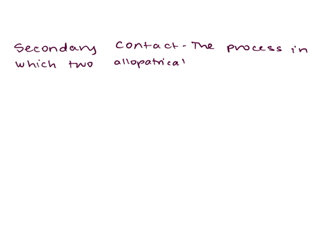 question-9-1-point-what-does-secondary-contact-refer-to-when-the-agents-of-microevolutionary-change-operate-differently-in-allopatric-populations-when-sympatcally-isolated-populations-interb-85655