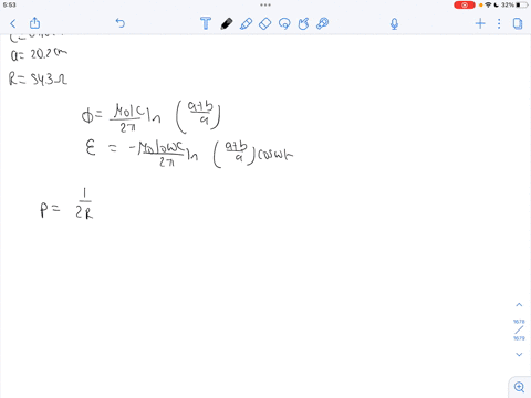 sinusoidally oscillating current it with an amplitude of 555 a and a ...