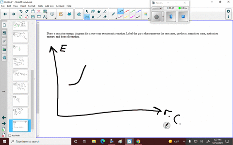 draw-a-reaction-energy-diagram-for-a-one-step-exothermic-reaction-label-the-parts-that-represent-the-12013