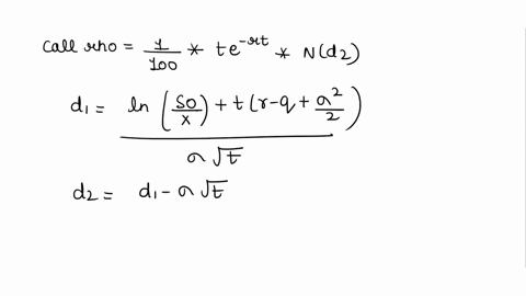 assume-that-a-75-strike-call-has-a-10-continuous-dividend-90-days-until-expiration-and-stock-price-of-7200-what-is-the-rho-of-the-option-as-the-interest-rate-changes-from-60-to-50-a-007-b-01-29678