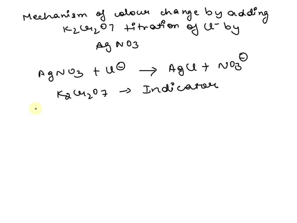 SOLVED: 5. What Is The Mechanism Of The Color Change When K2CrO4 Is ...