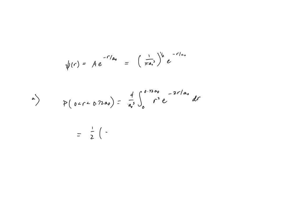 Solved: Consider The Schrodinger Equation And Its Solution For The 