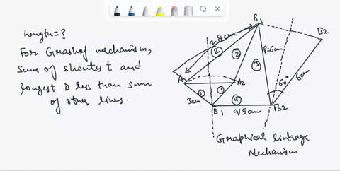 problem-1-design-a-fourbar-grashof-crank-rocker-to-give-60-of-rocker-rotation-with-equal-time-forward-and-back-from-a-constant-speed-motor-input-the-length-of-the-output-link-is-6cm-a-using-05558