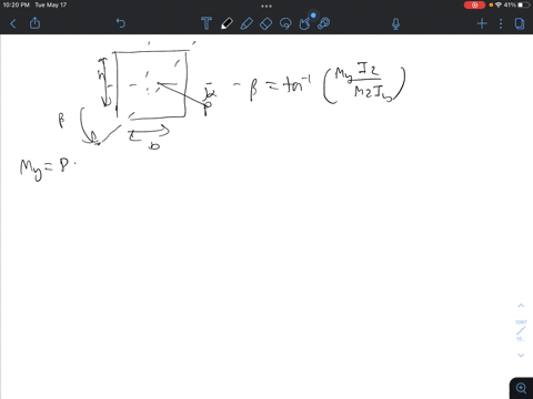 problem-64-6-a-wood-cantilever-beam-of-rectangular-cross-section-and-length-l-supports-an-inclined-load-p-at-its-free-end-see-figure-determine-the-orientation-of-the-neutral-axis-and-calcula-77636