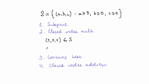 determine-if-the-subset-of-r-consisting-of-vectors-of-the-form-where-a-2-0-b-0and-c-0-is-a-subspace-select-true-or-false-for-each-statement-1-this-set-is-a-subspace-this-set-is-closed-under-44237