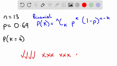 assume-that-a-procedure-yields-a-binomial-distribution-with-a-trial-repeated-n-13-times-use-either-the-binomial-probability-formula-or-a-technology-like-excel-or-statdisk-to-find-the-probabi-90008