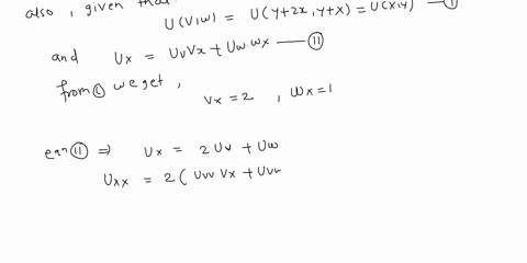 find-the-general-solution-of-uxx-3uxy-2uyy-0-using-the-the-method-of-characteristics-let-v-y-2x-and-w-y-x-define-uv-w-to-be-uv-w-uy-2x-y-x-ux-y-derive-and-solve-a-pde-for-uv-w-convert-back-t-46626